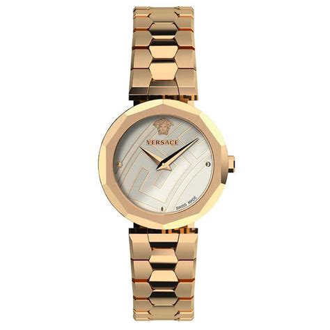 versace idyia gold-plated stainless steel quartz ladies watch|Versace Idyia Gold.